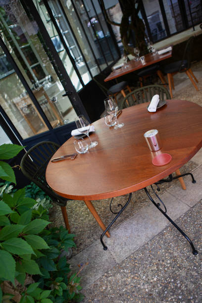 istock Terrace of a French restaurant 1447943177