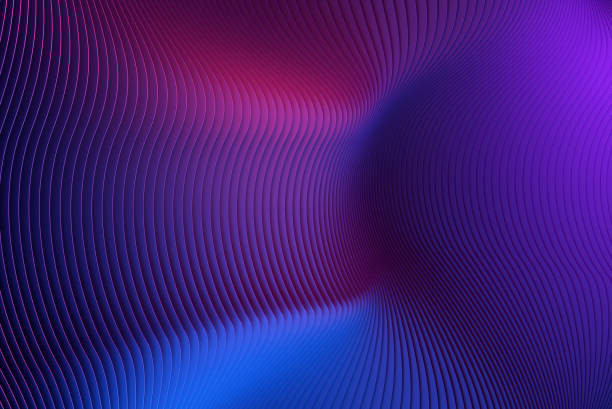 istock 3D rendering colorful abstract background with line waves 1447944308