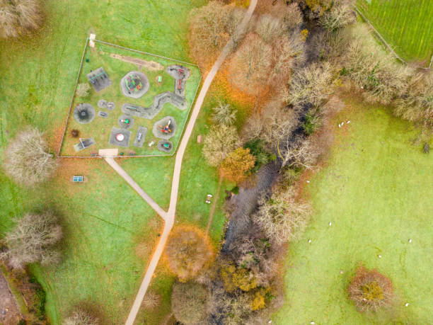 istock Mill Marsh Playground in Bovey Tracey in Devon 1447948389