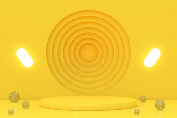 istock Abstract product presentation platform, pedestal podium 1447953754