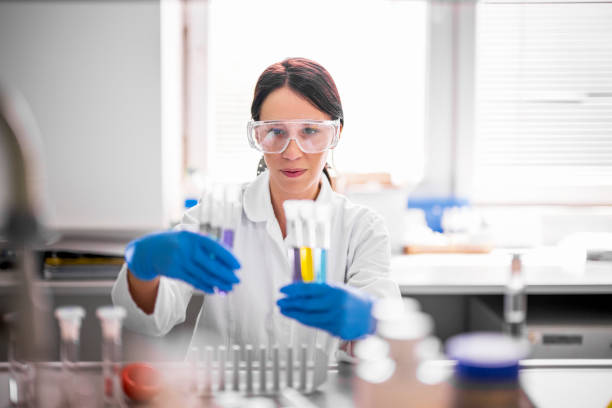 istock Research laboratory in a pharmaceutical industry 1447960429