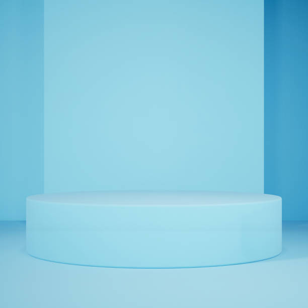 istock Abstract minimal scene with geometrical form 1447962217