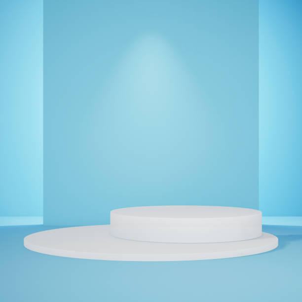 istock Abstract minimal scene with geometrical form 1447962289