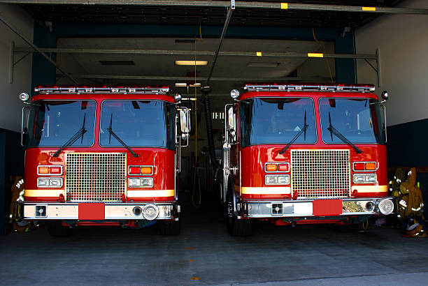 Quartel de Bombeiros - fotografia de stock