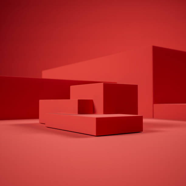 istock Abstract minimal scene with geometrical form 1447966826