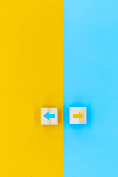 istock left and right arrows at a crossroads 1447970717
