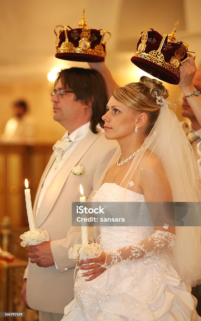 Ceremonia en church - Foto de stock de Vela - Equipo de iluminación libre de derechos