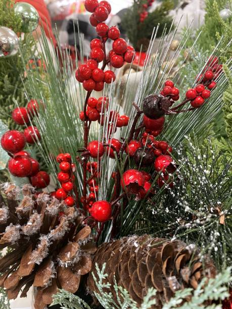 istock Backgrounds of Christmas Decorations 1447975469