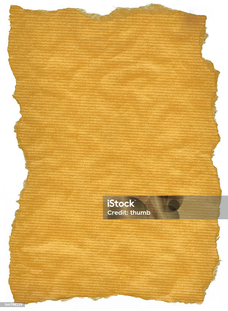 GGG tamanho rasgadas em branco-Papel De Embrulho - Foto de stock de Amarelo royalty-free