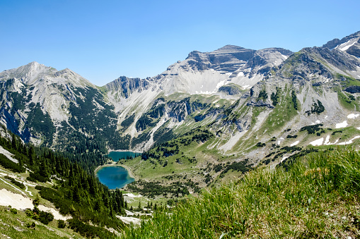 Blick auf den Soiernsee im Karwendel
