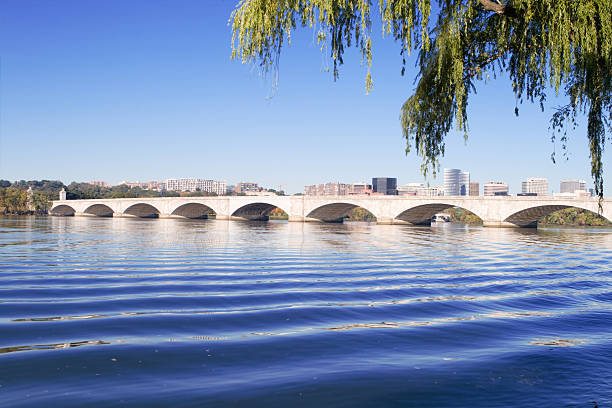 istock Memorial Bridge Crossing the Potomac River, Virginia Washington DC 144798739