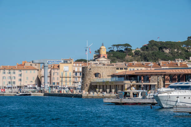 istock Captaincy tower in Saint-Tropez harbor 1447987737