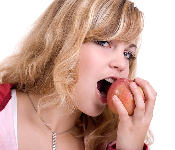 istock Eating healthy girl 144798846