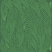 istock Seamless tropical leaves wallpaper, luxury nature leaves, golden banana leaf line design, hand drawn outline design for fabric, print, cover, banner 1447988615