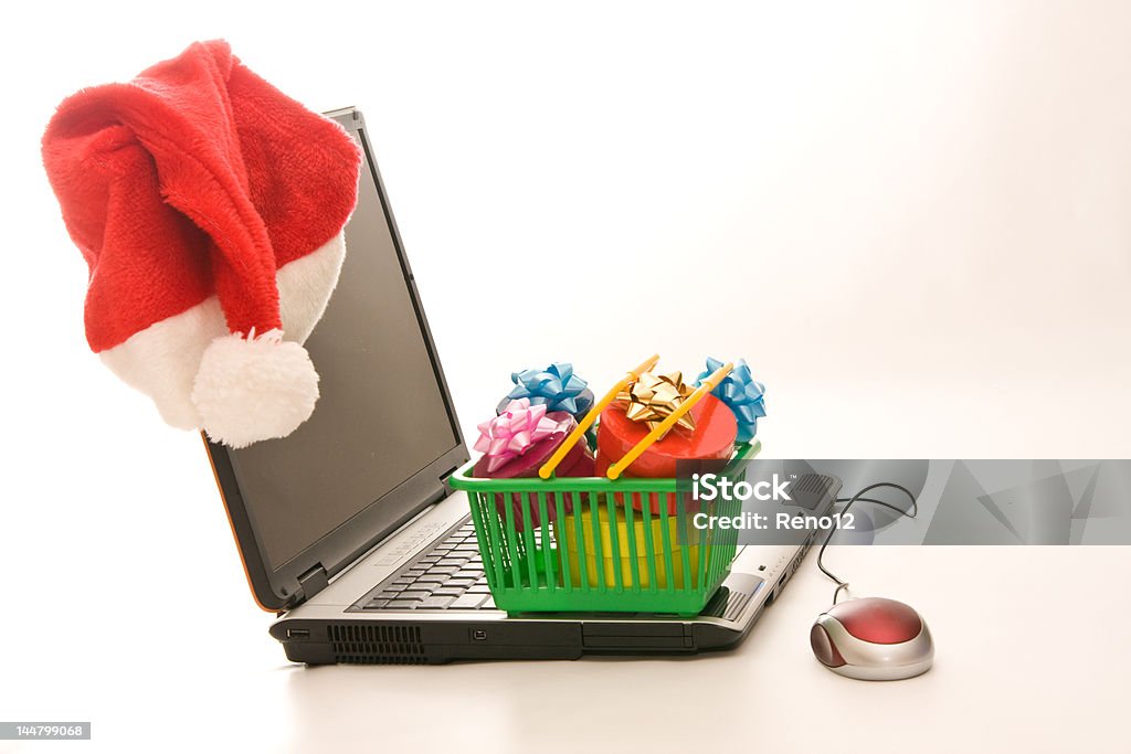 Noël shopping en ligne - Photo de Acheter libre de droits