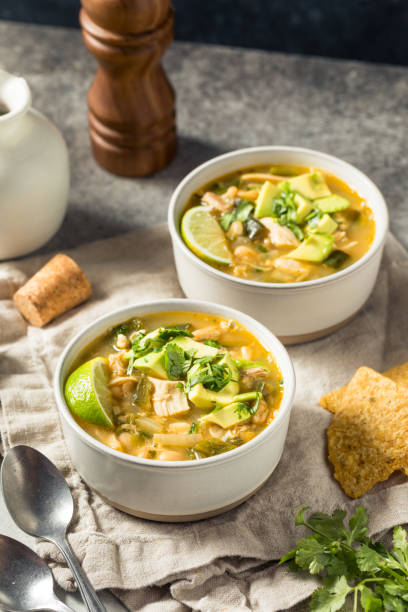 istock Homemade White Chicken Chili con Carne 1447991370