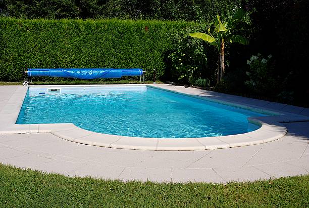 istock garden with swimming pool 144799481