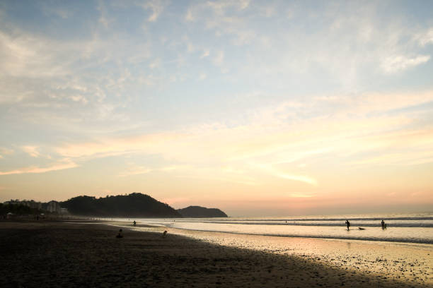 istock sunset on beach, photo as a background 1447995489