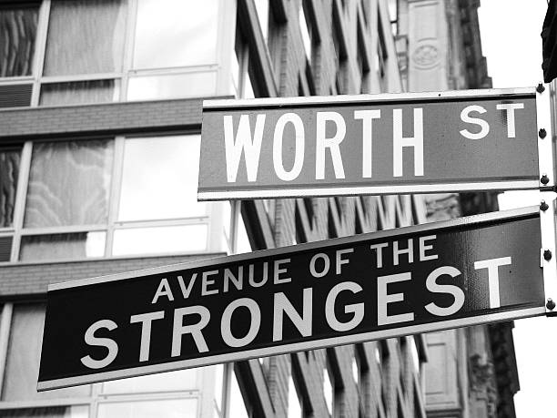 New York Street sign stock photo