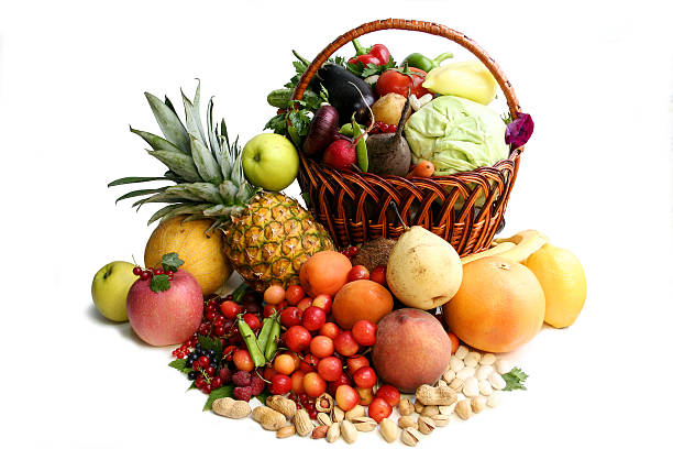 istock Delicious vegetative composition. Still life over the white background 144799617