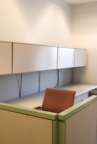 Office Cubicle stock photo