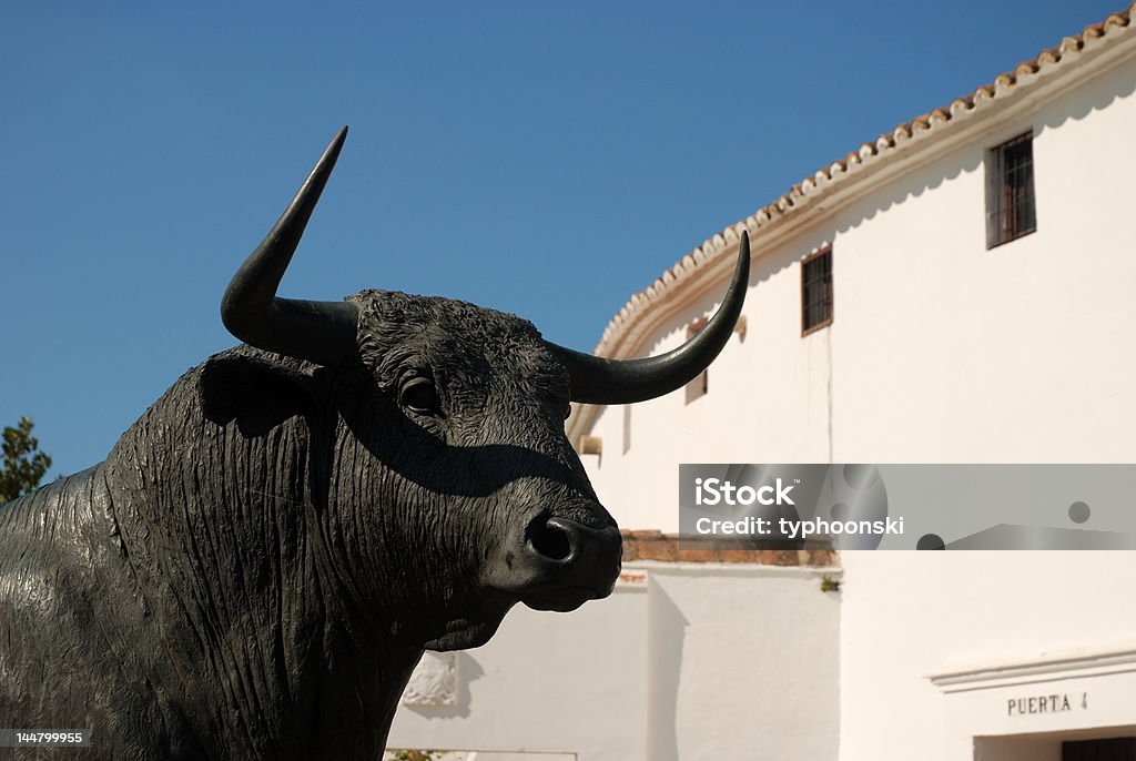 Bull-statue in Ronda, Spanien - Lizenzfrei Ronda Stock-Foto