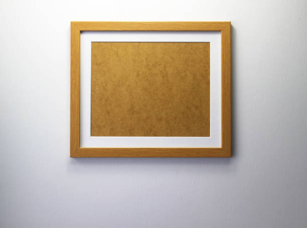 istock Picture Frame with White Photo mount. 1448000955