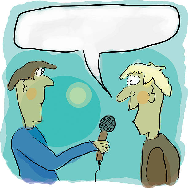 Commentators Drawing 200+ News Presenter On Tv Drawing Stock Photos, Pictures & Royalty-Free ...
