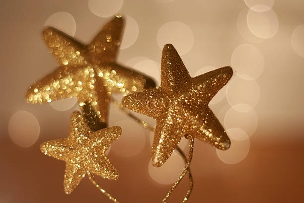 istock Golden Glittered Stars 144800483