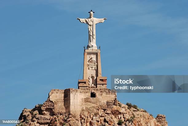Foto de Jesus Estátua De Monteagudo Espanha e mais fotos de stock de Monteagudo - Monteagudo, Murcia, Castelo