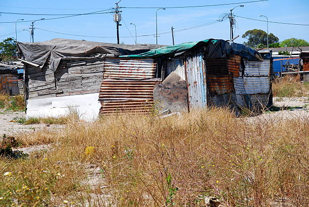 A typically Township house in Langa, Cape Town. 