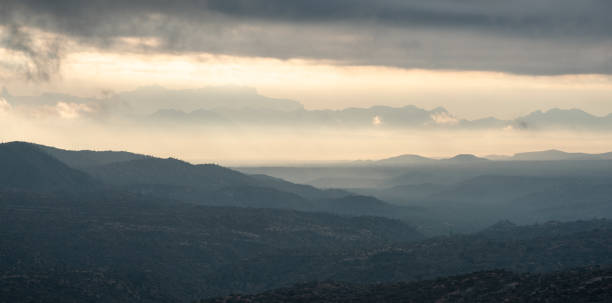 istock Fog hands low in sonoran desert valley 1448007188
