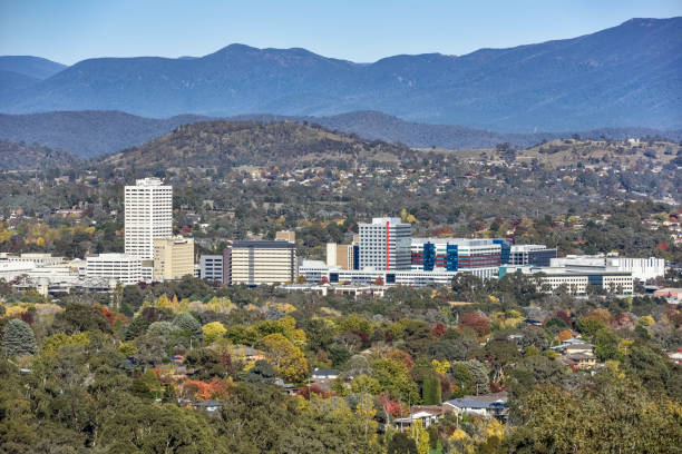 istock Cityscape of Woden Valley, Canberra. 1448016806