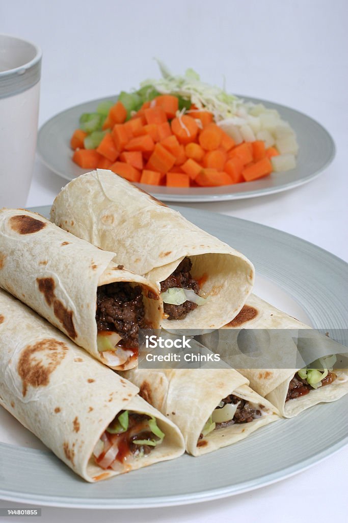 wraps de carne - Foto de stock de Alimentação Saudável royalty-free