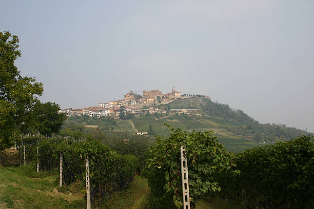 istock View at Italian medieval town La  Morra 144801904