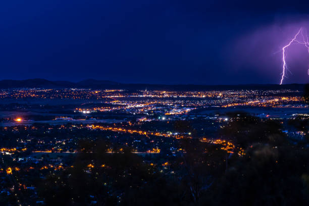 Cityscape of north Canberra, Mount Ainslie Lookout,Canberra, Australia