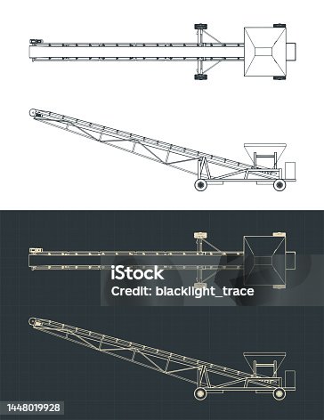 istock Mobile conveyor blueprints 1448019928