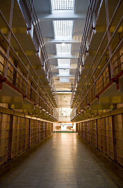 istock The Broadway cell block of the now empty Alcatraz prison 144802619