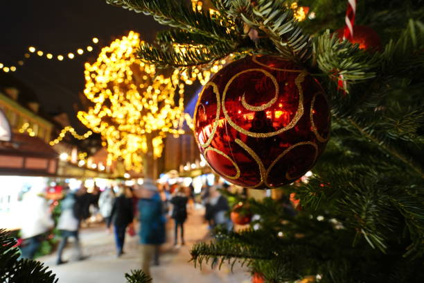 istock Christmas market decoration 1448027302