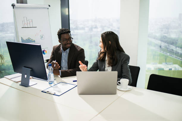 istock Business people in the office 1448027354