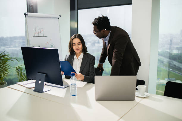 istock Business people in the office 1448027392
