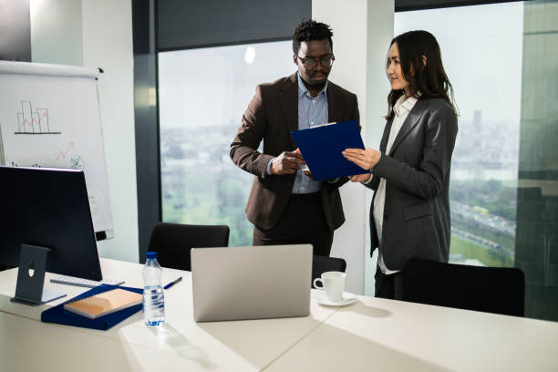 istock Business people in the office 1448027418