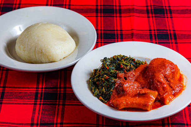 食べ物の写真 - 様々な前菜、前菜、砂漠など - nigerian culture food african culture yam ストックフォトと画像