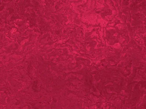 Photo of Red Marble Background Viva Magenta Abstract Grunge Shiny Neon Crimson Texture Dark Pink Garnet Carmine Ombre Maroon Pattern Close-Up Bright Burgundy Dirty Old Background Copy Space Trendy Color of Year 2023