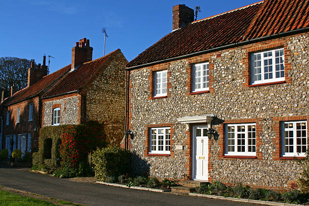 istock Traditional cobblestone cottages 144803729