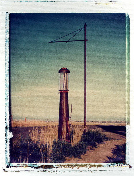 Old gas station on the prairies