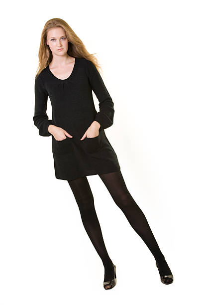 Woman in black