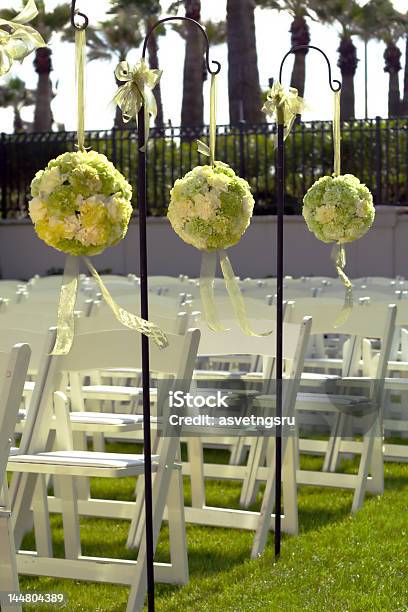 Wedding Flowers Stock Photo - Download Image Now - 2000-2009, Aisle, Arrangement