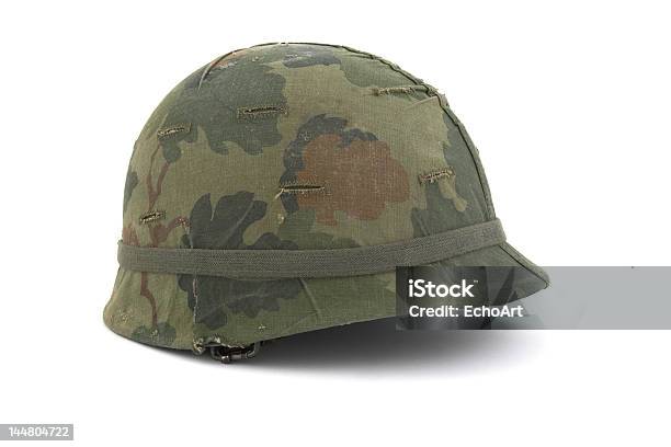 Us Army Helmet Vietnam Era Stock Photo - Download Image Now - Helmet, Work Helmet, War