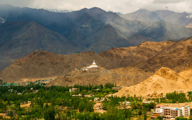 istock Panoramic view of Ladakh valley. 1448050572